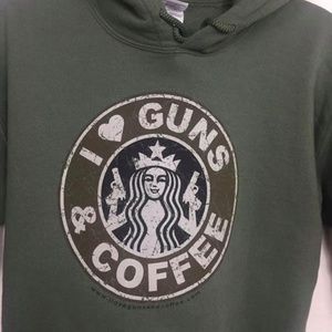 I love Coffee & Guns Hoodie